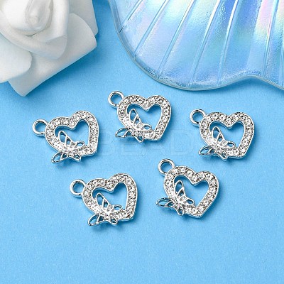 Alloy Rhinestone Pendants ALRI-YW0001-02-1