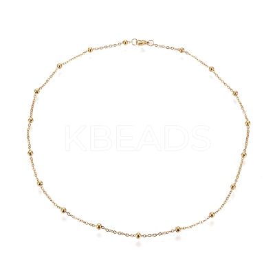 304 Stainless Steel Cable Chain Necklaces NJEW-M183-5G-1