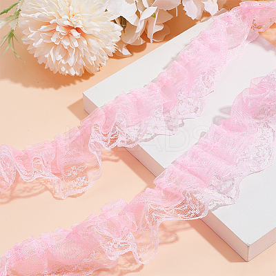 20M Polyester Pleated Lace Trim OCOR-HY0001-20A-1