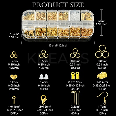 DIY Jewelry Making Findings Kits DIY-YW0009-56G-1