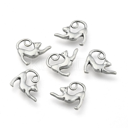 Tibetan Style Alloy Kitten Pendants LS-X-TIBEP-A22092-AS-LF-1