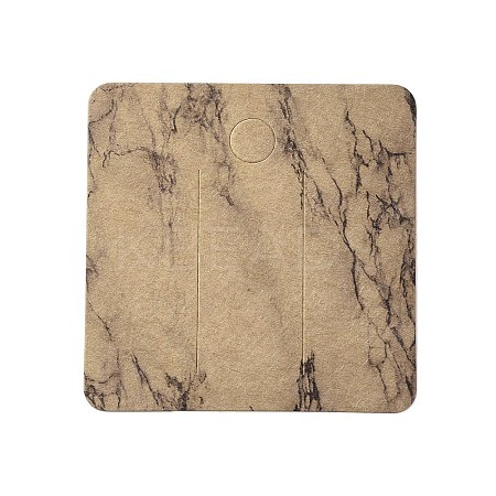 Square Paper Hair Clip Display Cards LS-DIY-B061-01A-06-1