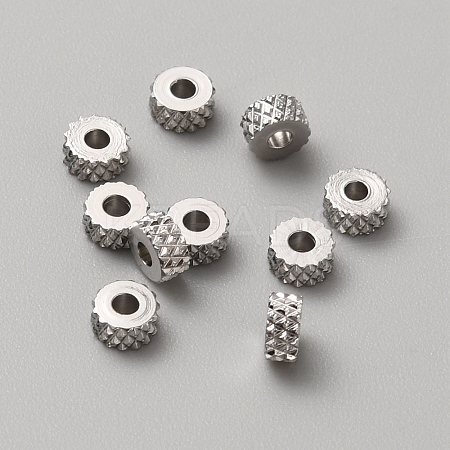 201 Stainless Steel Spacer Beads LS-FIND-WH0161-53A-1