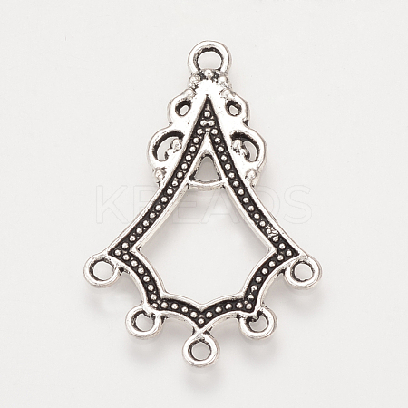 Tibetan Style Alloy Chandelier Components TIBEP-S312-28AS-NR-1