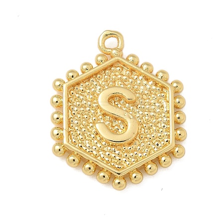 Brass Pendants KK-B126-01G-S-1