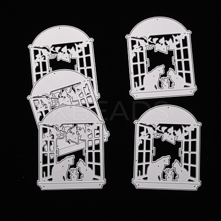 Cat Carbon Steel Cutting Dies Stencils X-DIY-A008-44-1