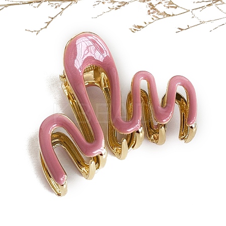 Alloy Enamel Claw Hair Clips PW-WG5535B-04-1
