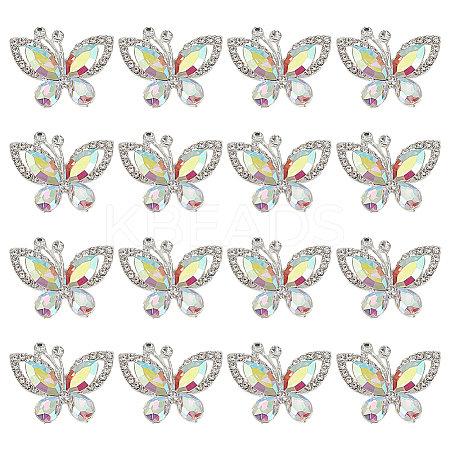 16Pcs Alloy Cabochons FIND-FG0005-01-1