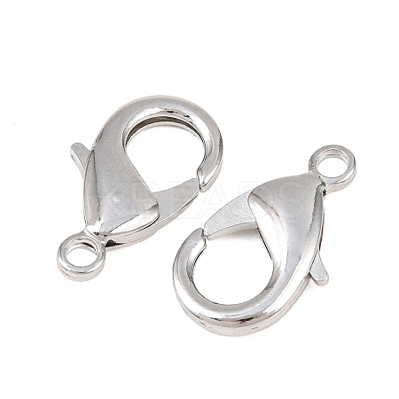SHEGRACE Brass Lobster Claw Clasps XGRPCP380-269P-1