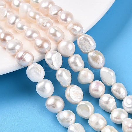 Natural Cultured Freshwater Pearl Beads Strands PEAR-G007-14-01-1