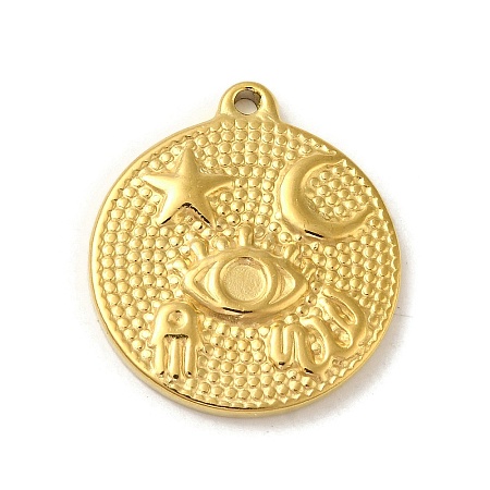 Ion Plating(IP) 304 Stainless Steel Pendants STAS-C104-11G-1