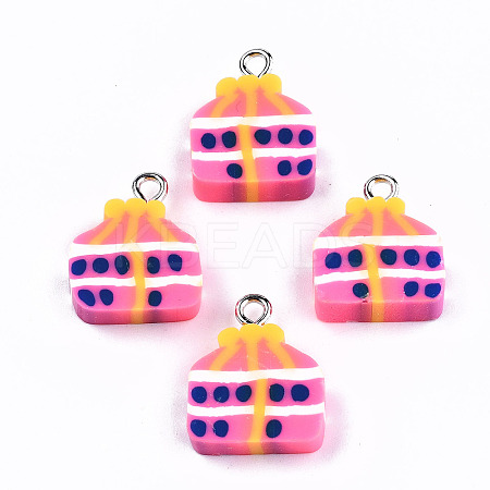 Handmade Polymer Clay Pendants LS-CLAY-T016-74-1