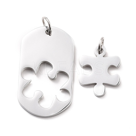 Non-Tarnish 304 Stainless Steel Pendants Set STAS-D179-10P-1