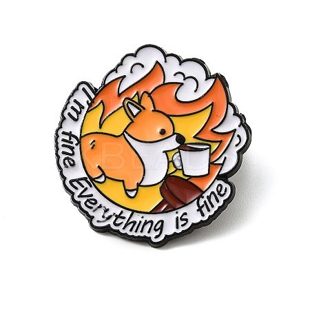 Fine Thmem Enamel Pin LS-JEWB-K018-30D-EB-1