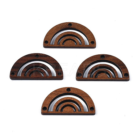 Natural Walnut Wood Chandelier Components Links LS-X-WOOD-N011-001-1
