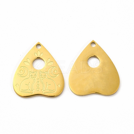 Ion Plating(IP) 304 Stainless Steel Pendants STAS-F290-16G-1