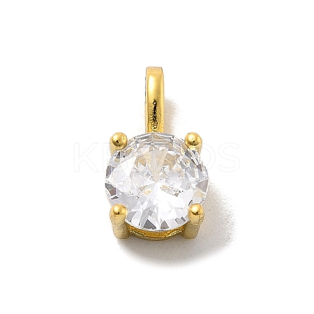 925 Sterling Silver with Cubic Zirconia Charms STER-Q004-04G-1