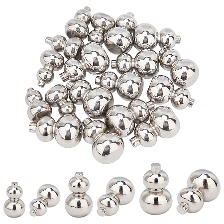 18Pcs 3 Style 304 Stainless Steel Beads STAS-UN0026-67-1