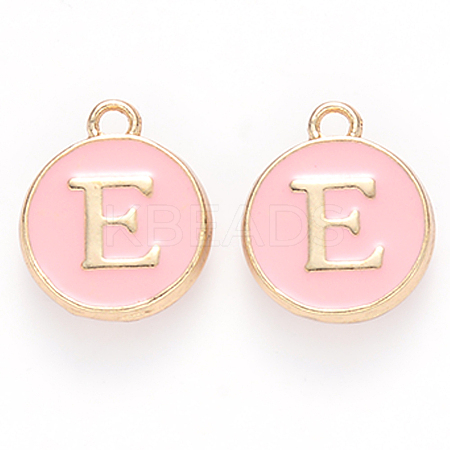 Golden Plated Alloy Enamel Charms LS-ENAM-S118-07E-1