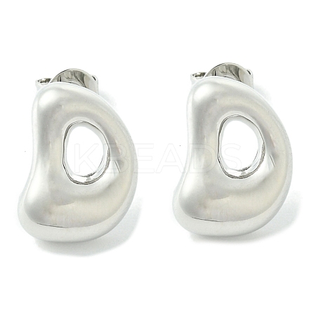 Rack Plating Brass Earrings EJEW-S222-01P-D-1