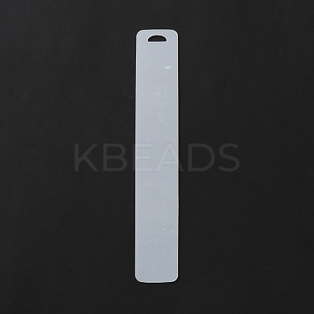 Transparent Blank Acrylic Bookmarks DIY-WH20007-63A-1