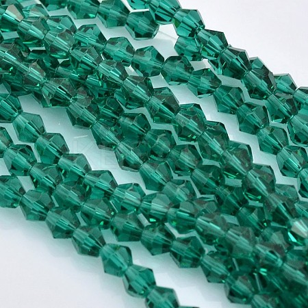 Faceted Bicone Glass Beads Strands EGLA-P017-4mm-09-1