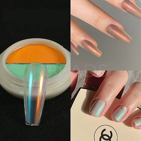 Solid State Two-Tone Color Nail Art Powder MRMJ-T067-12I-1