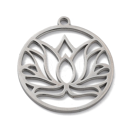 Non-Tarnish 304 Stainless Steel Pendants STAS-M323-52P-1