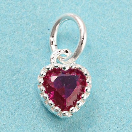 925 Sterling Silver Birthstone Charms LS-STER-G035-01E-01-1