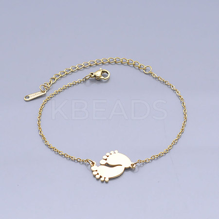 Jewelry 201 Stainless Steel Link Bracelets BJEW-T011-JN505-2-1
