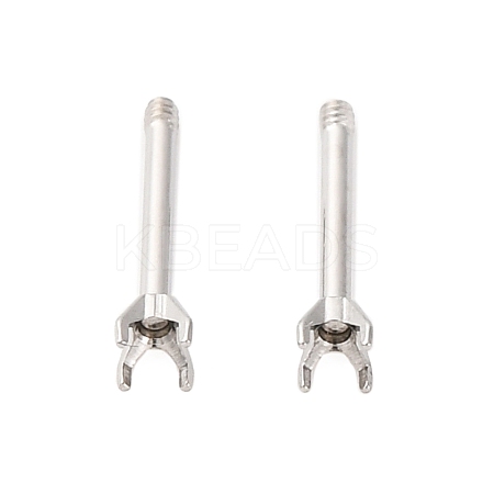 304 Stainless Steel Stud Earring Findings STAS-B091-02A-01P-1