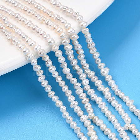 Natural Cultured Freshwater Pearl Beads Strands PEAR-N013-02I-1