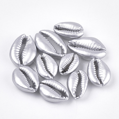 Spray Painted Natural Cowrie Shell Beads LS-X-SSHEL-T008-12P-1