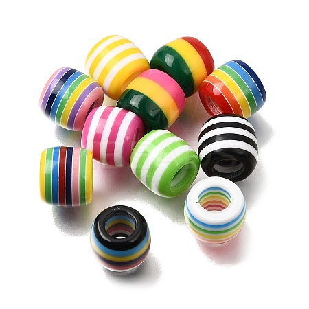 Opaque Resin European Beads RE-CBA0A57-06-1