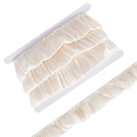 9Yards Chiffon Wrinkles Lace Ribbon OCOR-HY0002-38B-03-1