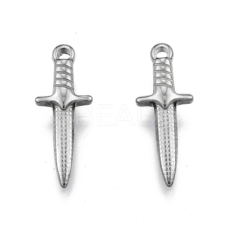 Non-Tarnish 304 Stainless Steel Pendants LS-STAS-N099-38-1