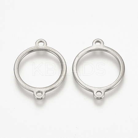 Tarnish Resistant 201 Stainless Steel Links connectors STAS-S076-17-1