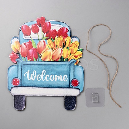 Welcome Door Sign HJEW-WH20004-03-1