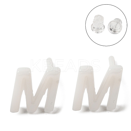 Hypoallergenic Bioceramics Zirconia Ceramic Stud Earrings EJEW-F340-04M-1