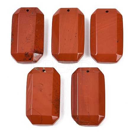 Natural Red Jasper Pendants G-H325-03K-1