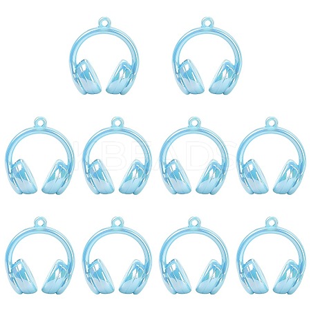 UV Plating Opaque Acrylic Pendants SACR-FZC0001-001B-1