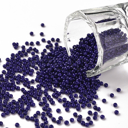11/0 Grade A Baking Paint Glass Seed Beads X-SEED-N001-A-1011-1