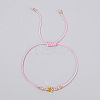Adjustable Nylon Cord Braided Bracelets AV3788-5-2