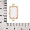 Alloy Blue Enamel Connector Charms ENAM-Z012-02B-G-3