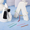 110Pcs 11 Colors Spray Paint Iron Curb Chain Extender IFIN-TA0001-63-7