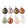 Natural Mixed Gemstone Pendants G-F786-09E-1