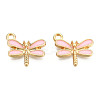 Light Gold Plated Alloy Charms ENAM-T009-02E-2