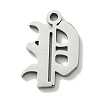 Non-Tarnish 201 Stainless Steel Pendants STAS-B055-01P-P-1