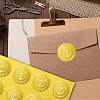 34 Sheets Self Adhesive Gold Foil Embossed Stickers DIY-WH0509-064-6