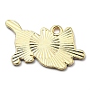 Printed Alloy Pendants ENAM-L042-02G-02-2